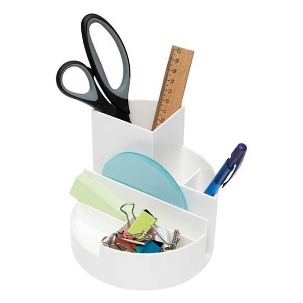 Maul MAULroundbox recycling organisateur de bureau - blanc 4117602.ECO 402428 - 3