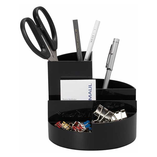 Maul MAULroundbox recycling organisateur de bureau - noir 4117690.ECO 402431 - 2