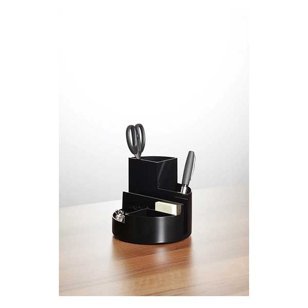 Maul MAULroundbox recycling organisateur de bureau - noir 4117690.ECO 402431 - 3