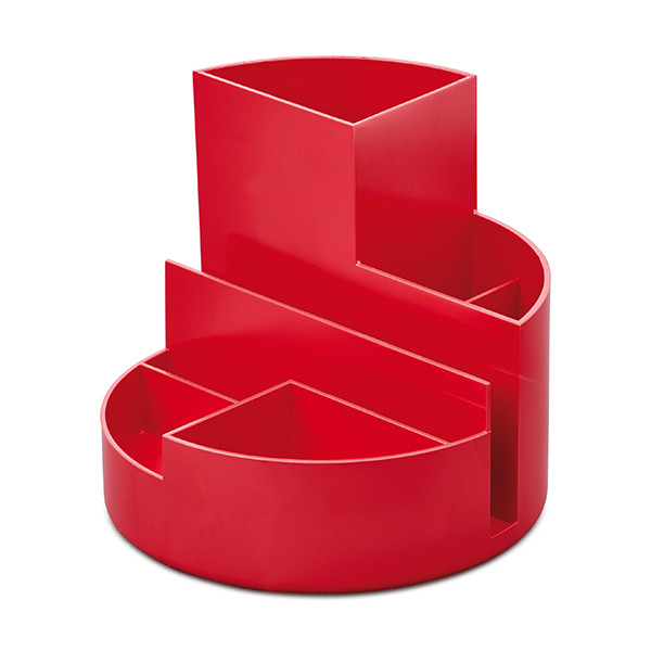 Maul MAULroundbox recycling organisateur de bureau - rouge 4117625.ECO 402429 - 1