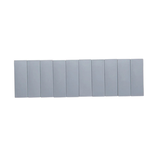 Maul MAULsolid aimants rectangle 54 x 19 mm (10 pièces) - gris 6165084 402406 - 1