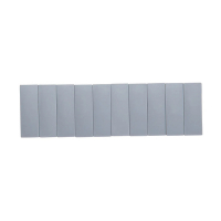 Maul MAULsolid aimants rectangle 54 x 19 mm (10 pièces) - gris 6165084 402406