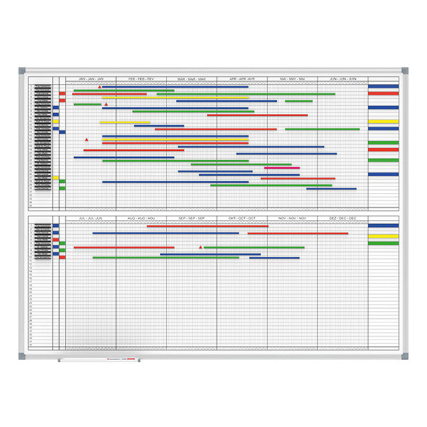 Maul MAULstandard planificateur annuel (2 x 6 mois) 6466684 402386 - 1