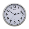 Maul MAULstep horloge murale radiocommandée en plastique avec cadran blanc (Ø 40 cm) - gris 9054095 402494 - 1