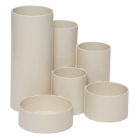 Maul MAULtubo porte-stylo en plastique recyclé - blanc 4115602 424903