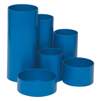 Maul MAULtubo porte-stylo en plastique recyclé - bleu 4115637 424905