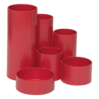 Maul MAULtubo porte-stylo en plastique recyclé - rouge 4115625 424904