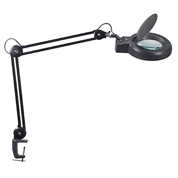 Maul MAULviso lampe-loupe LED avec pince de table - noir 8263490 402160 - 1