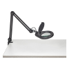 Maul MAULviso lampe-loupe LED avec pince de table - noir 8263490 402160 - 3