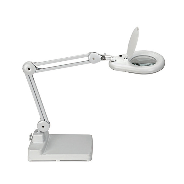 Maul MAULviso lampe-loupe LED avec socle - blanc 8263502 424843 - 1