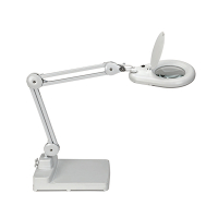 Maul MAULviso lampe-loupe LED avec socle - blanc 8263502 424843