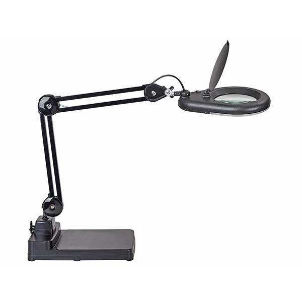 Maul MAULviso lampe-loupe LED avec socle - noir 8263590 424844 - 1