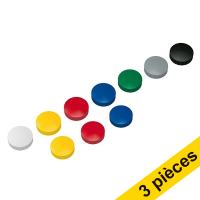 Offre: 3x Maul aimants extra puissants 38 mm (10 pièces) - coloré