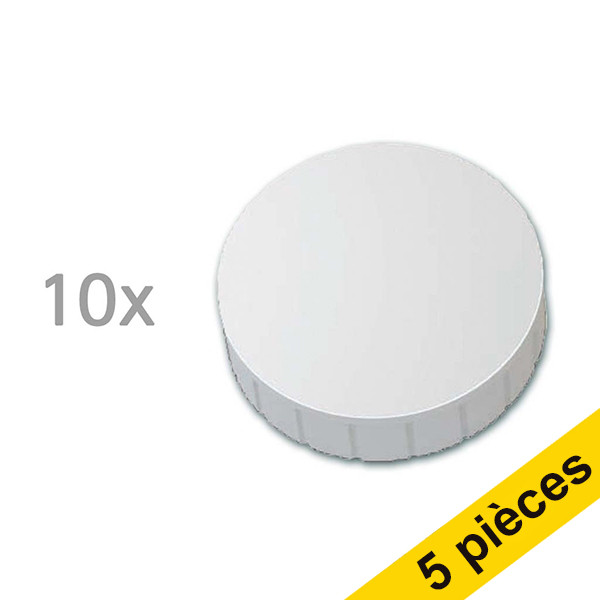 Offre: 5x Maul aimants 15 mm (10 pièces) - blanc 424818 - 1