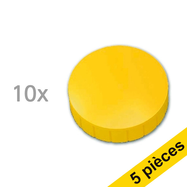 Offre: 5x Maul aimants 15 mm (10 pièces) - jaune 424808 - 1