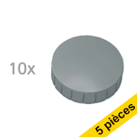 Offre: 5x Maul aimants 20 mm (10 pièces) - gris