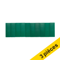 Offre : 3x Maul MAULsolid aimants rectangle 54 x 19 mm (10 pièces) - vert