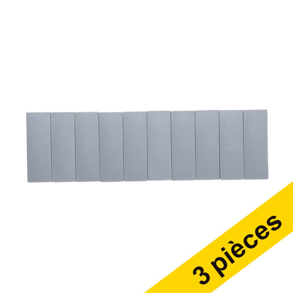 Maul Offre : 3x Maul Solid aimants rectangle 54 x 19 mm (10 pièces) - gris  424863 - 1