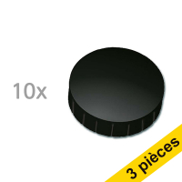 Offre : 3x Maul aimants extra puissants 38 mm (10 pièces) - noir