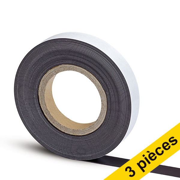 Offre : 3x Maul bande magnétique auto-adhésive 4,5 cm x 10 m 424833 - 1