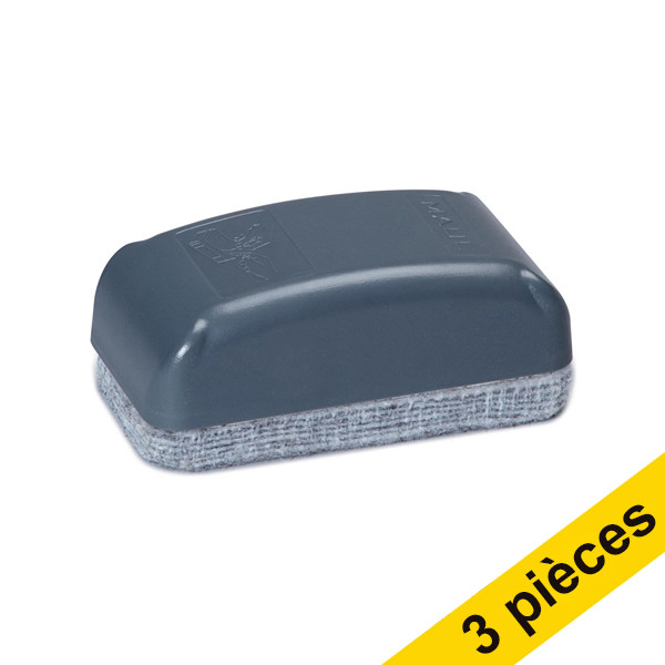Offre : 3x Maul effaceur pour tableau blanc feutre de 12 couches 9,4 x 4,9 cm 424835 - 1