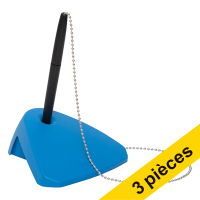 Maul Offre : 3x Maul stylo à bille sur socle en plastique recyclé - bleu  424915