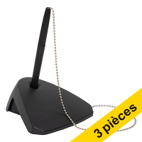 Maul Offre : 3x Maul stylo à bille sur socle en plastique recyclé - noir  424916