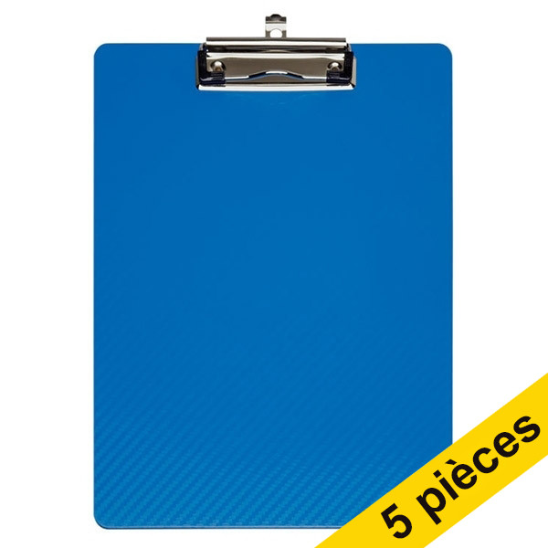 Offre : 5x Maul Flexx porte-bloc A4 vertical - bleu 402457 - 1