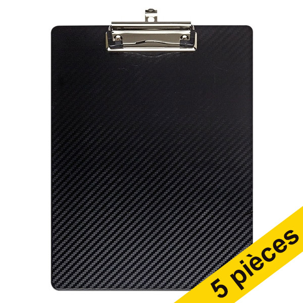 Offre : 5x Maul Flexx porte-bloc A4 vertical - noir 402456 - 1