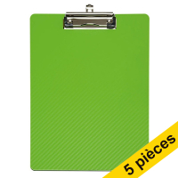 Offre : 5x Maul Flexx porte-bloc A4 vertical - vert clair