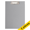 Offre : 5x Maul porte-bloc A4 vertical - argent 402443 - 1