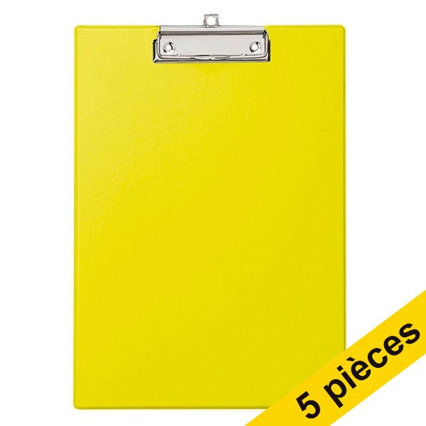 Offre : 5x Maul porte-bloc A4 vertical - jaune 402439 - 1