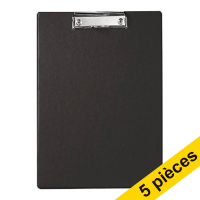 Offre : 5x Maul porte-bloc A4 vertical avec aimants - noir