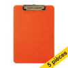 Offre : 5x Maul porte-bloc néon A4 vertical - orange transparent 402454 - 1