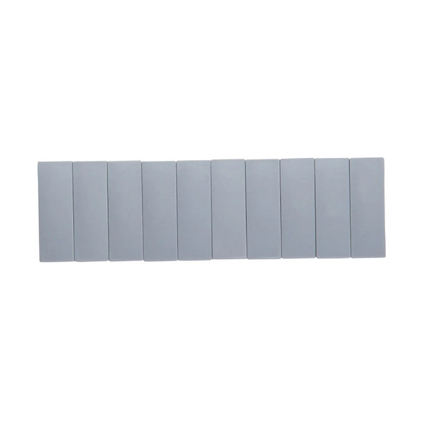Maul Solid aimants rectangle 54 x 19 mm (10 pièces) - gris 6165084 402406 - 1
