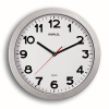 Maul Step horloge murale avec cadran blanc (Ø 30 cm) - argent 354873 - 1