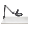 Maul Viso lampe-loupe LED avec pince de table - noir 8263490 402160 - 3