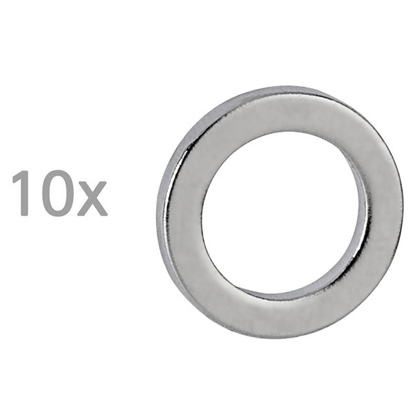 Maul aimant anneau en néodyme 12 mm (10 pièces) 6168396 402178 - 1