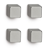Maul aimant cube en néodyme 10 x 10 x 10 mm nickel (4 pièces)