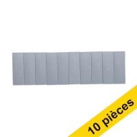 Maul aimants rectangle 54 x 19 mm (10 pièces) - gris 402406