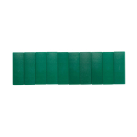 Maul aimants rectangle 54 x 19 mm (10 pièces) - vert 402407