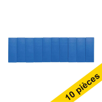 Maul aimants rectangles 54 x 19 mm (10 pièces) - bleu 402089