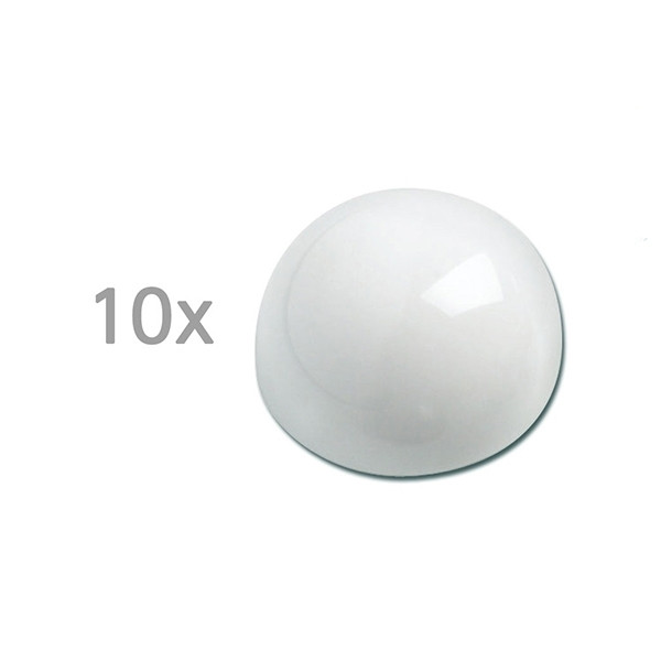 Maul boule demi-sphère magnétique 30 mm blanche (10 pièces) 6166002 402027 - 1