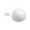 Maul boule demi-sphère magnétique 30 mm blanche (10 pièces)