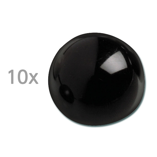 Maul boule demi-sphère magnétique 30 mm noire (10 pièces) 6166090 402024 - 1