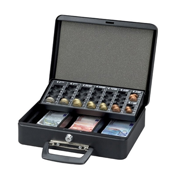 Maul caisse à monnaie de luxe en acier (30 x 25,5 x 9,3 cm) - noir 5631490 402012 - 1