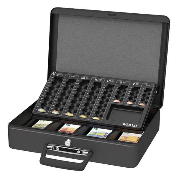 Maul caisse à monnaie de luxe en acier (37 x 29 x 12 cm) - noir 5631690 424911 - 1
