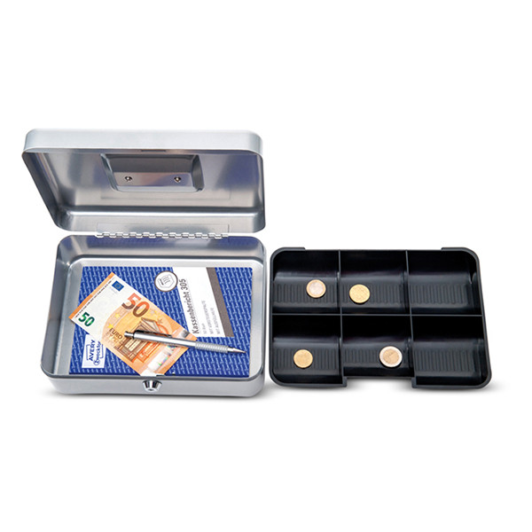 Maul caisse à monnaie en acier (25 x 19,1 x 9 cm) - argent 5611395 402106 - 2