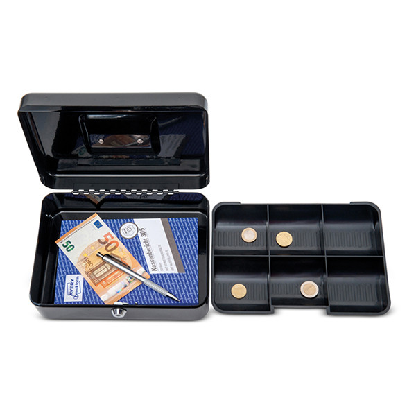 Maul caisse à monnaie en acier (25 x 19,1 x 9 cm) - noir 5611390 402010 - 2
