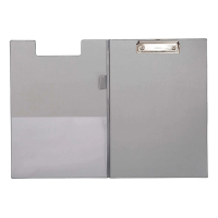 Maul porte-bloc avec rabat A4 format portrait - argent 2339295 402137